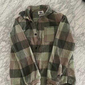 Quiksilver Plaid Flannel Shirt